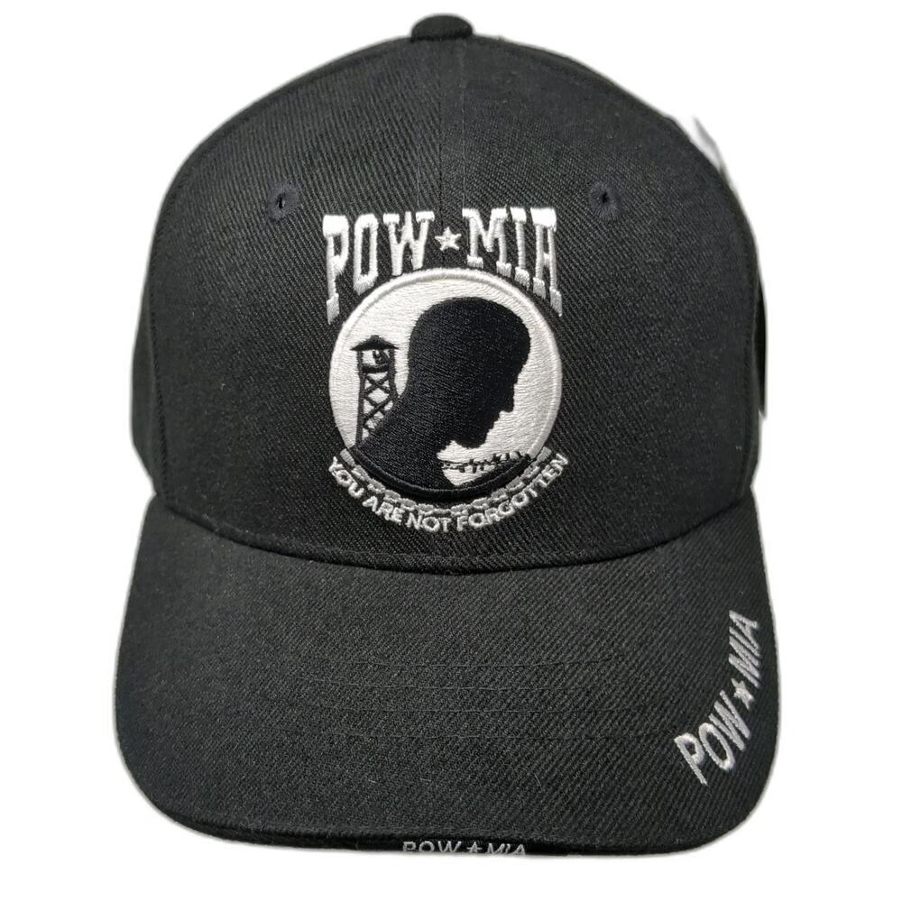Rapid Dominance Baseball Cap Black One Size Strapback POW MIA Embroidered Hat